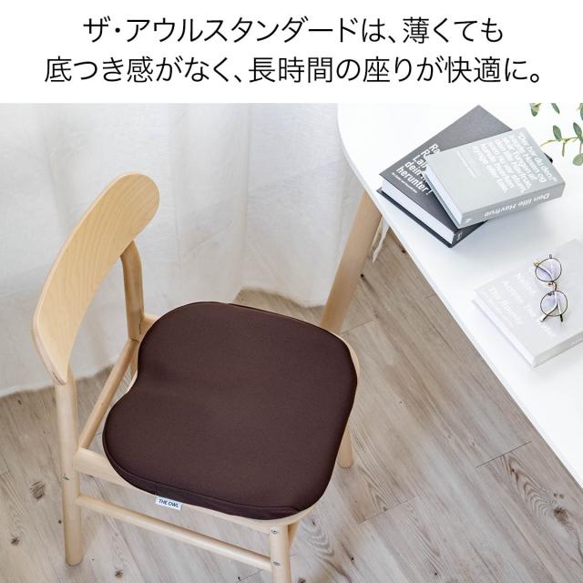 ザ・アウルスタンダード クッション 座布団 エクスジェル EXGEL 日本製 ジェル 腰 腰痛 腰痛対策 ジェルクッション オフィス デスク いすクッション 腰痛クッション チェアクッション チェアークッション 骨盤 椅子 ギフト プレゼント_5
