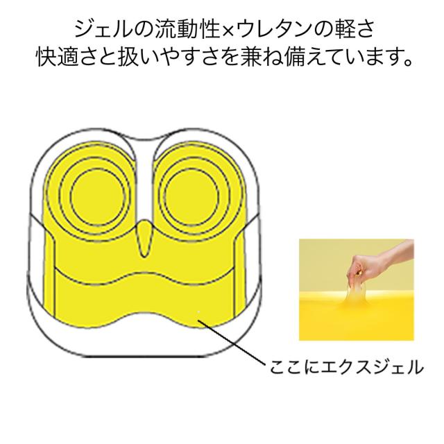 ザ・アウルスタンダード クッション 座布団 エクスジェル EXGEL 日本製 ジェル 腰 腰痛 腰痛対策 ジェルクッション オフィス デスク いすクッション 腰痛クッション チェアクッション チェアークッション 骨盤 椅子 ギフト プレゼント_6