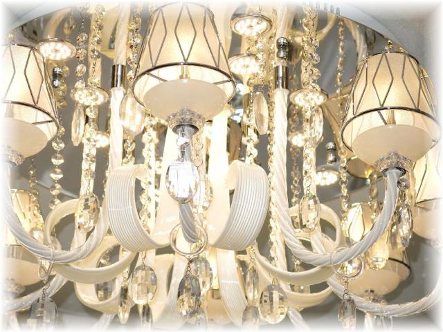 シャンデリア シーリングライト led 照明 照明器具 天井直付灯 シンプル リモコン 安い 北欧 おしゃれ アンティーク リビング ダイニング スワロフスキー 大型 豪華 天井照明 洋室 6畳 8畳 10畳 12畳 モダン 黒【LED付き！】新品 超豪華 LED クリスタル シャンデリア_5