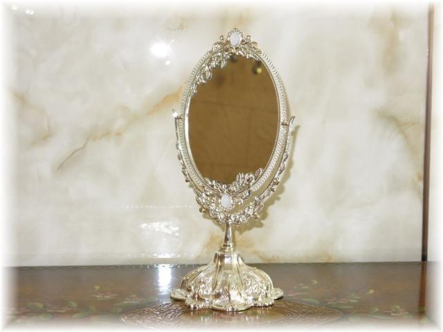 鏡 卓上鏡 かがみ ミラー 卓上 おしゃれ 卓上ミラー 鏡台 おしゃれ 豪華 安い 北欧 アンティーク スタンドミラー ウォールミラー 卓上 大きい ドレッサー Kagami 鏡月【送料無料！】 新品 アンティーク 卓上鏡 卓上ミラー おしゃれ 安い 北欧 アンティークの通販は 5,060円