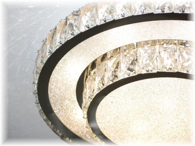 シャンデリア シーリングライト led 照明 照明器具 天井直付灯 シンプル リモコン 安い 北欧 おしゃれ アンティーク リビング ダイニング 豪華 天井照明 和室 洋室 6畳 8畳 10畳 12畳 クリスタル モダン【LED付き！】新品 超豪華 LED デザイン ガラス シャンデリア_3