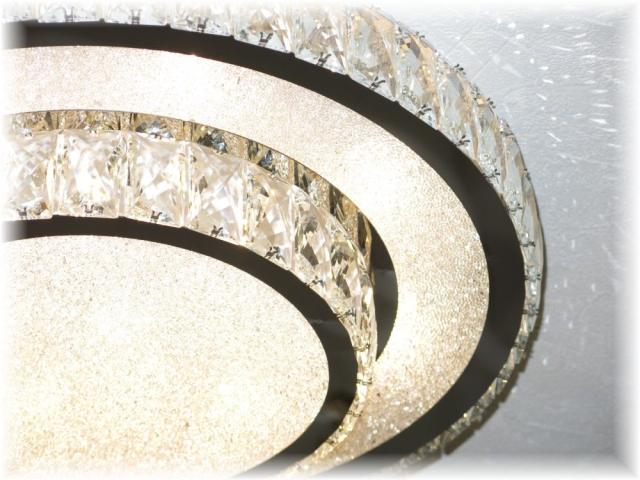 シャンデリア シーリングライト led 照明 照明器具 天井直付灯 シンプル リモコン 安い 北欧 おしゃれ アンティーク リビング ダイニング 豪華 天井照明 和室 洋室 6畳 8畳 10畳 12畳 クリスタル モダン【LED付き！】新品 超豪華 LED デザイン ガラス シャンデリア_4