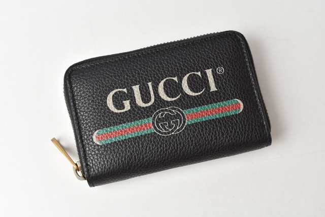 GUCCI◇GUCCI グッチ コインケース/レザー/ブラック/496319・493075