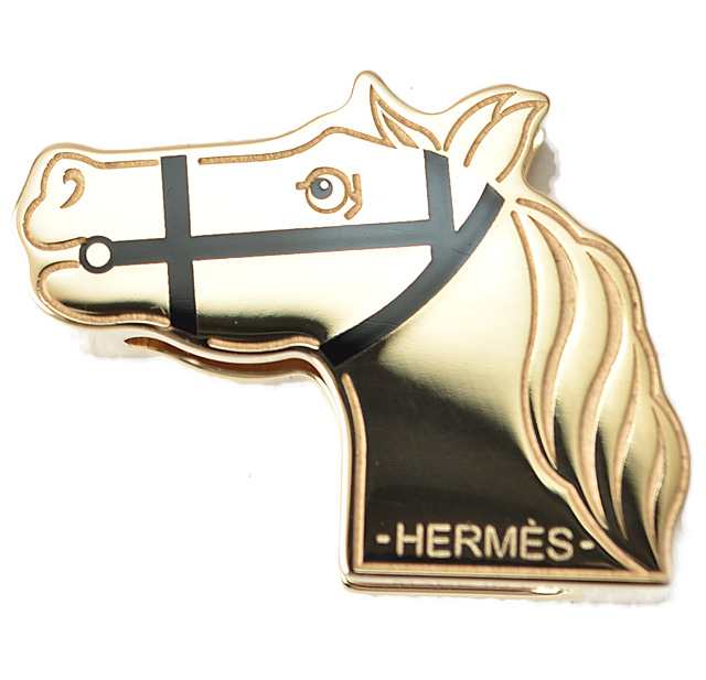 物品 極美品 HERMES エルメス ツイリーリング カドリージュ レア 黒