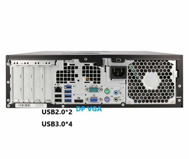 パソコン 本体 デスクトップパソコン■驚速SSD 省スペース HP Compaq PRO 6300 SFF i3-3220 3.3GHz  x4/メモリ4GB■SSD：120GB+大容量HDD