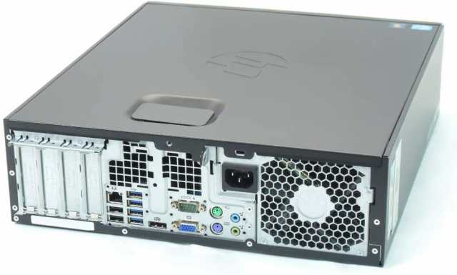 パソコン 本体 デスクトップパソコン■驚速SSD 省スペース HP Compaq PRO 6300 SFF i3-3220 3.3GHz  x4/メモリ4GB■SSD：120GB+大容量HDD