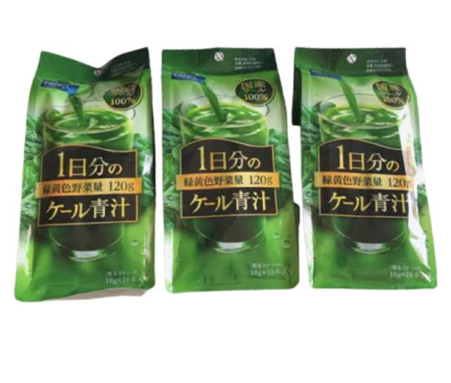 ファンケル 1日分のケール青汁 緑黄食野菜量120g 2箱+バラ18本 楽天