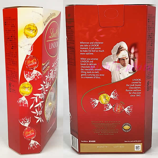 送料無料】リンツ リンドール アソート 600g ミルク＆ホワイト 【3箱