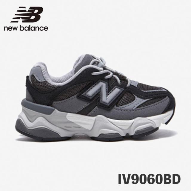 ニューバランス キッズ スニーカー 子ども用 子供用 New Balance KIDS IV9060BD Black ブラック