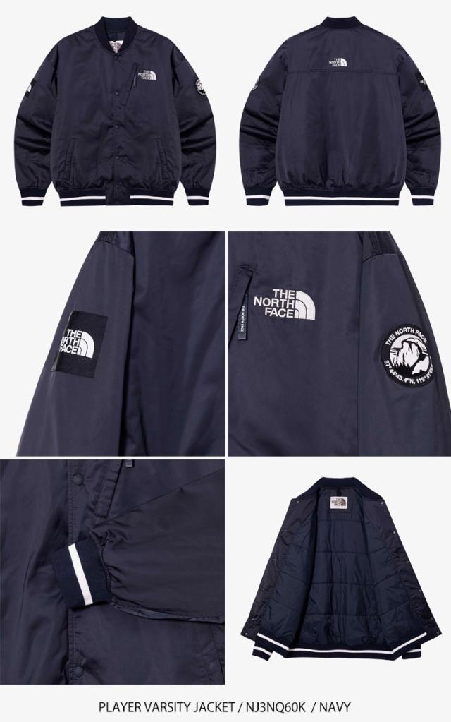 【正規品】ノースフェイス スタジャン Womens レディース THE NORTH FACE PLAYER VARSITY JACKET NJ3NQ60L / NJ3NQ60J / NJ3NQ60K / NJ3NQ60M ウェア