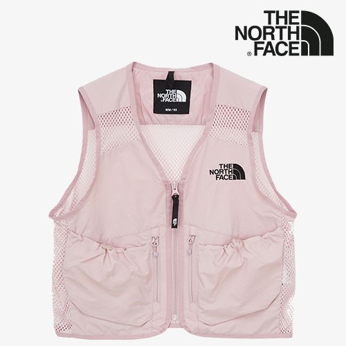【正規品】ノースフェイス ベスト Womens ウィメンズ THE NORTH FACE GEAR MESH VEST ウィメンズ ギア メッシュ ベスト PALE_PINK ペールピンク NV5VQ02D ウェア【中古】未使用品の通販は