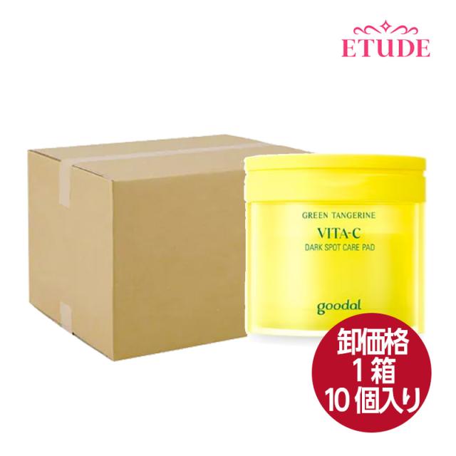 【卸10個セット】GOODAL GOODAL-Green TANGERINE C V TONER PAD グーダル グリーンタンジェリン ビタC V トナーパッド 角質ケア 70枚 韓国コスメ 国内発送