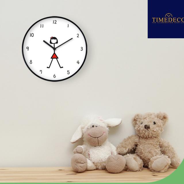 【正規販売店】タイムデコ 掛け時計 TIMEDECO Joygirl Wall Clock ジョイガール?ウォール?クロック  韓国インテリア 人気 おしゃれ ACC