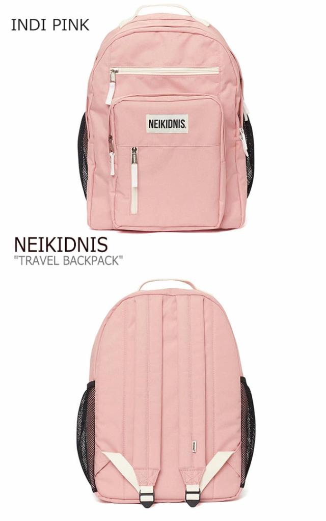 ネイキドニス リュック NEIKIDNIS 正規販売店 メンズ レディース TRAVEL BACKPACK トラベル バックパック BLACK ブラック BEIGE ベージュ INDI インディ PINK ピンク 015TRB02/03/04 バッグ
