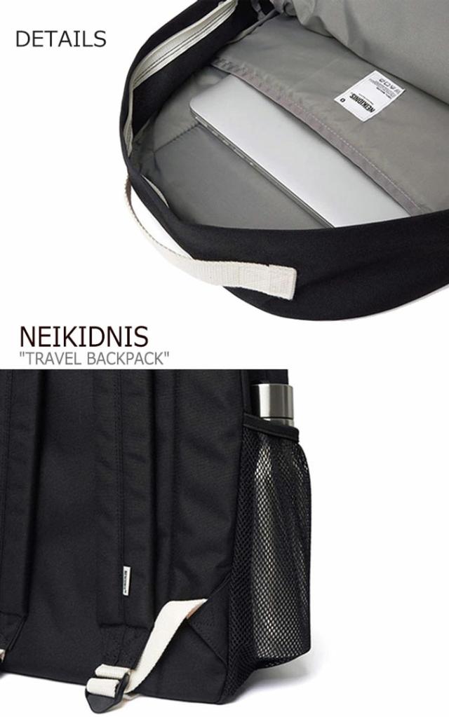 ネイキドニス リュック NEIKIDNIS 正規販売店 メンズ レディース TRAVEL BACKPACK トラベル バックパック BLACK ブラック BEIGE ベージュ INDI インディ PINK ピンク 015TRB02/03/04 バッグ