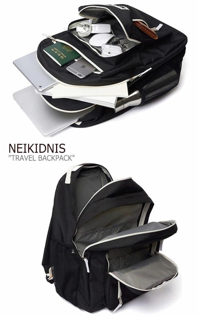 ネイキドニス リュック NEIKIDNIS 正規販売店 メンズ レディース TRAVEL BACKPACK トラベル バックパック BLACK ブラック BEIGE ベージュ INDI インディ PINK ピンク 015TRB02/03/04 バッグ