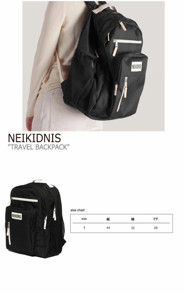 ネイキドニス リュック NEIKIDNIS 正規販売店 メンズ レディース TRAVEL BACKPACK トラベル バックパック BLACK ブラック BEIGE ベージュ INDI インディ PINK ピンク 015TRB02/03/04 バッグ