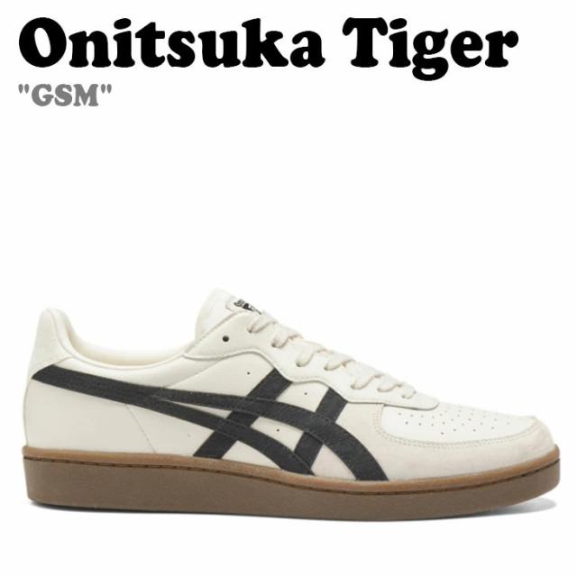 オニツカタイガー スニーカー Onitsuka Tiger メンズ レディース GSM ジーエスエム CREAM BLACK  クリーム ブラック 1183A353-127 シューズ