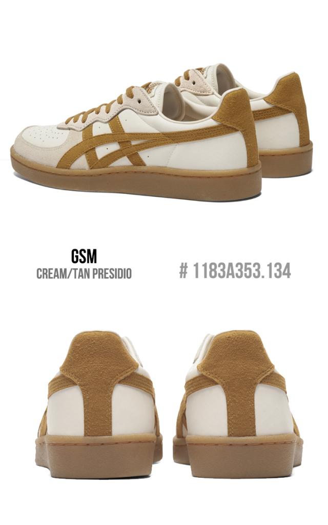 オニツカタイガー スニーカー Onitsuka Tiger GSM ジーエスエム メンズ レディース CREAM/TAN PRESIDIO クリーム #1183A353.134 シューズ_2