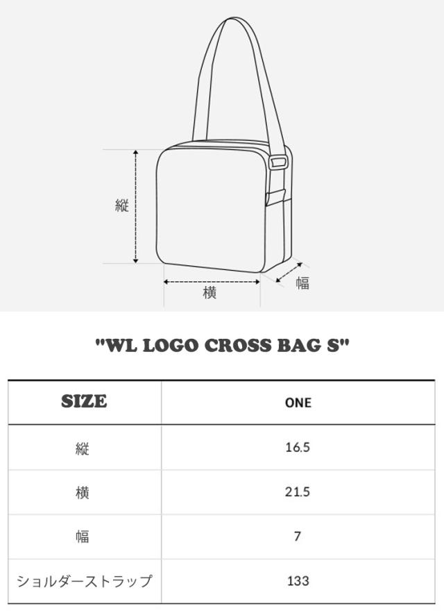 ノースフェイス クロスバッグ THE NORTH FACE メンズ レディース WL LOGO CROSS BAG S ホワイトラベル ロゴ クロス バッグ スモール BLACK ブラック CREAM クリーム BEIGE ベージュ NN2PP53J/K/L バッグ_5