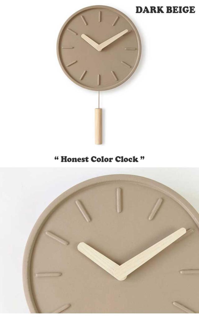 ウッドスタジオアルプ 掛け時計 正規販売店 WOOD STUDIO ALP HONEST COLOR CLOCK オネスト カラー クロック GREEN グリーン DARK BEIGE ダークベージュ LIGHT BEIGE ライトベージュ 韓国インテリア 韓国ブランド ACC_2