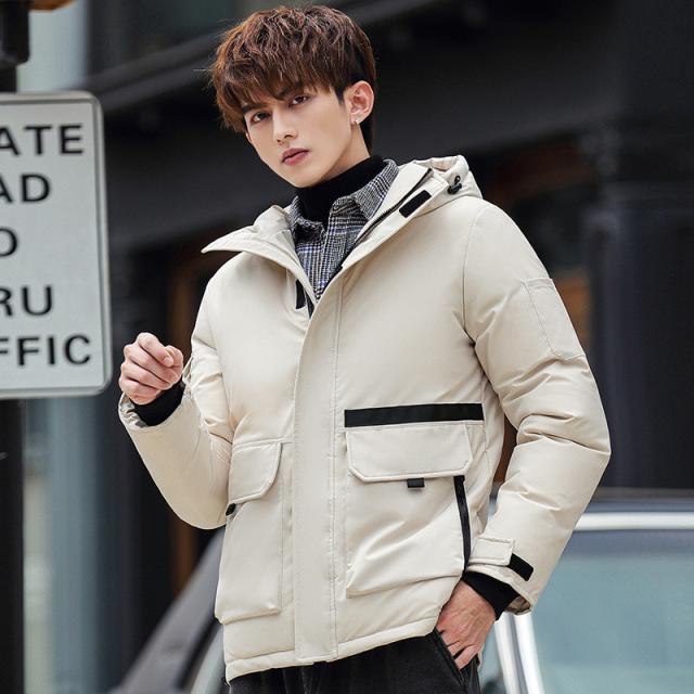 ダウンジャケット メンズ ダウンコート ショートジャケット 厚手 冬服 ブルゾン コート 防寒 アウター