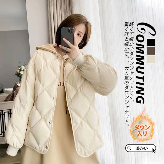 【23AW NEW】DUNO_women / JULIA パーカーダウンジャケット /5色 DUNO デュノ ダウンジャケット レディース ブラック LW563E 901