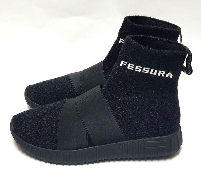 DINGHY FUR スニーカー フェスーラ イタリア レディース 長くつ ロング シューズ 靴 ブランド おしゃれ ブラック メンズ ブーツ