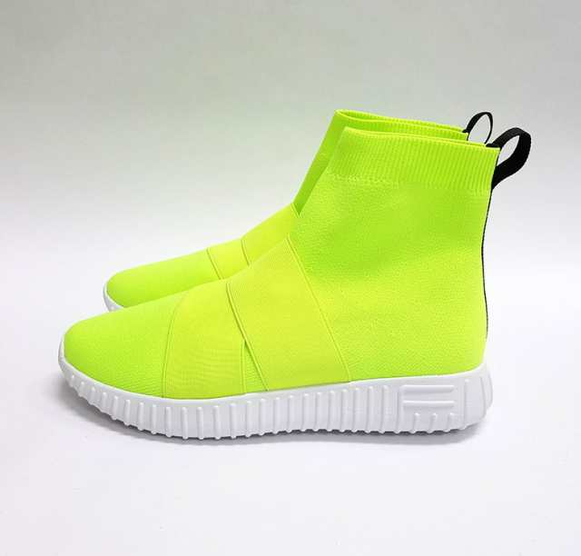 DINGHY KNIT FLUO YELLOW スニーカー フェスーラ イタリア レディース