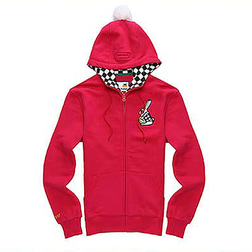 【正規品】POPRABBIT 4D HOODY ZIPUP (A-5 HI) (FLAMINGO PURPLE) パーカー パンコート キャラクター LONG T 長袖 ポンポン付きパーカー アニマル ブルー アウター キャラクター メンズ レディース ジャージ ウサギ 男女兼用 裏起毛 暖かい 保温性抜群 防寒
