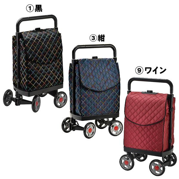 【VALENTINO VISCANI】 ヴァレンティノ ヴィスカーニ ショッピングカート ショッピングキャリー 買い物カート メンズ レディース 4輪 エコバッグ お買い物キャリー 高さ4段調節 KBN15176_4