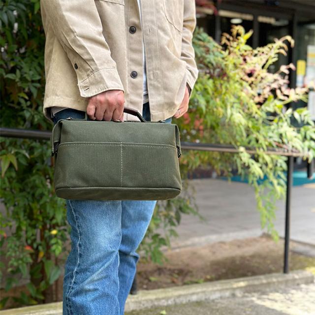 【鞄の國】 ダレスボストンバッグ ショルダーバッグ メンズ レディース 撥水 帆布 日本製 国産 豊岡製鞄 旅行 紺 カーキ ベージュ KBN10456_3