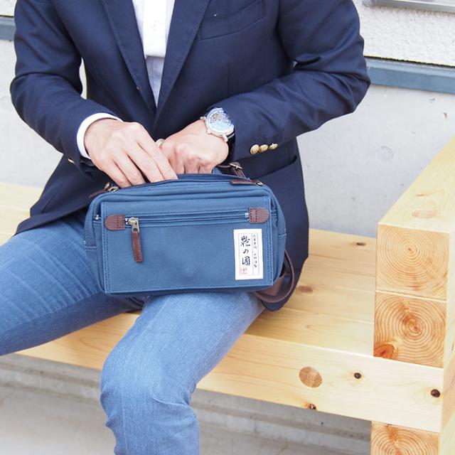 鞄の國】 ショルダーバッグ 日本製 豊岡製鞄 メンズ レディース 横型