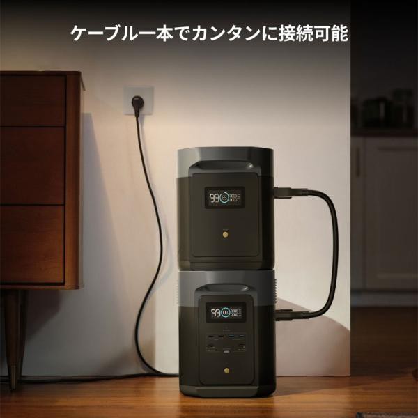 Amazon.co.jp: EcoFlow DELTA 2 Max 専用エクストラバッテリー