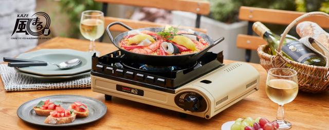風に揺るぎ無い テープコンロ テープフー 風まる3 キャリングケース付 イワタニ CB-KZ-3 iwatani 岩谷産業 卓上コンロ 防風 狂飆 露天 テープ屁っ放り コンロ 防災グッズ 防災装具 まさかの時 不仕合わせ時 難民キャンプ アウトドア 入れもの