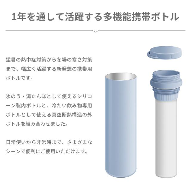 冷温スティックボトル 5色 10本セット 熱中症対策用品 オールシーズン 3WAY ストラップ付き 冷温ボトル 企業 団体用 セット販売 冷却グッズ 湯たんぽ アイスパック スリムボトル 自治体 法人向け まとめ買い KO426 RABLISS_1