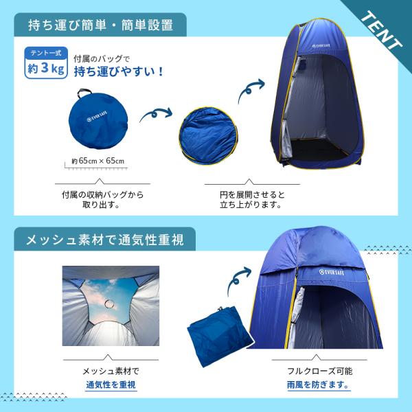 簡易トイレセット03 Bセット(4点) プライベート テント 簡易 トイレットペーパー 排泄物処理 セット 非常用 ポータブル 凝固剤 トイレ 携帯 キャンプ 簡易トイレセット03 Bセット(4点) プライベート テント 簡易