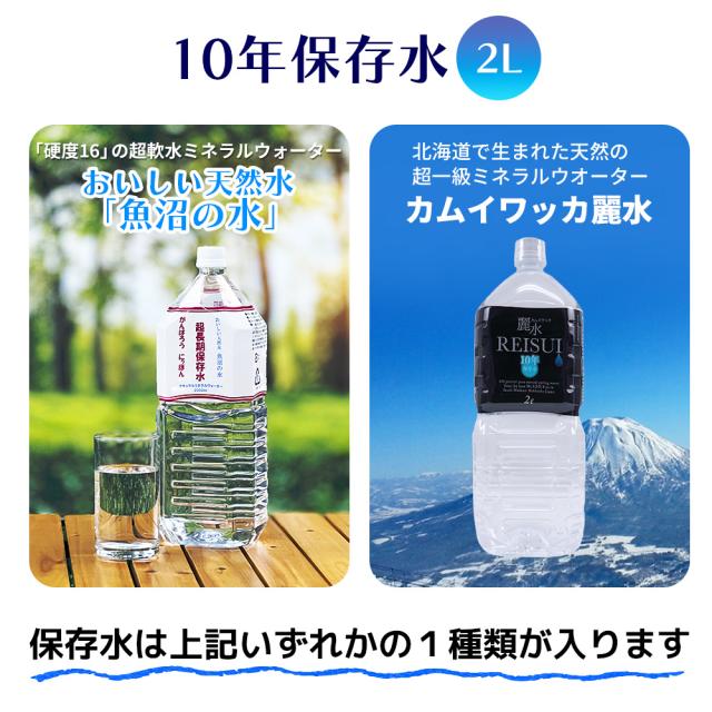 3日分 非常食セット 8セット(72食分) 10年保存水+5年保存食 詰め替え可能 Aセット HS5A08 アルファ米 保存パン 保存水 長期保存 3日間生きのびる 防災食 保存食 尾西 防災グッズ 災害備蓄 乾パン カンパン クラッカー 缶詰め お菓子_7