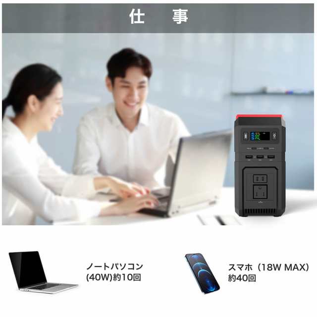 ポータブル電源 大容量 120000mAh・444Wh 蓄電器 家庭用 停電対策 非常