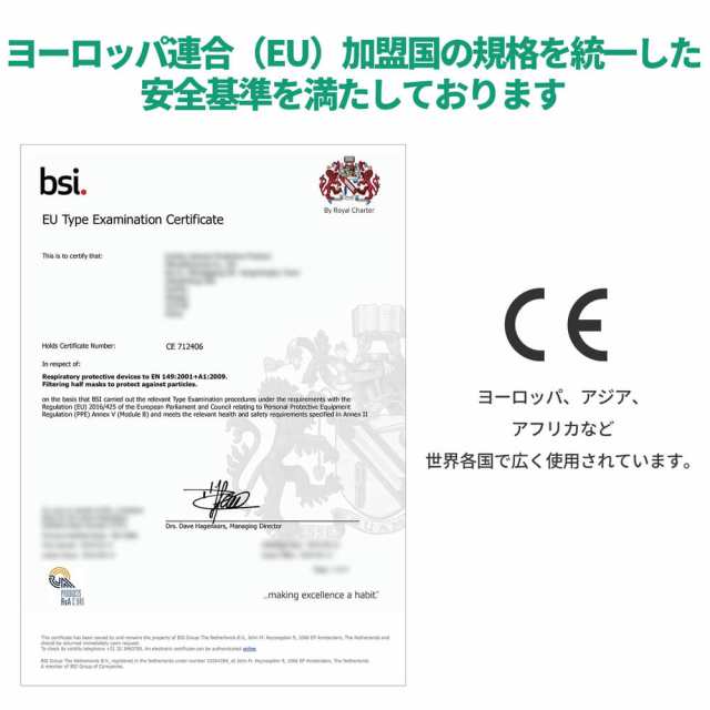 米国NIOSH認証 N95 マスク ホワイト 個包装 100枚(20枚入ｘ5箱) 小林 ...