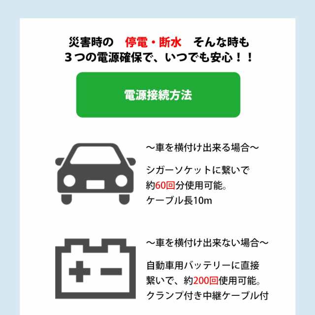 非常用 電動備蓄型自動パック式トイレ トイパックII Neo 本体 3タイプ電源対応 消耗品付きセット 電動仮設トイレ 停電・断水・非常時 防｜au  PAY マーケット