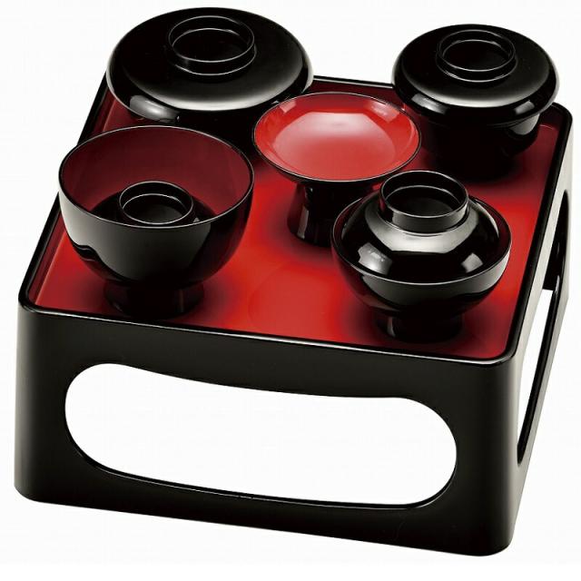 仏膳揃 黒内朱（箸付） ギフト プレゼントの通販は