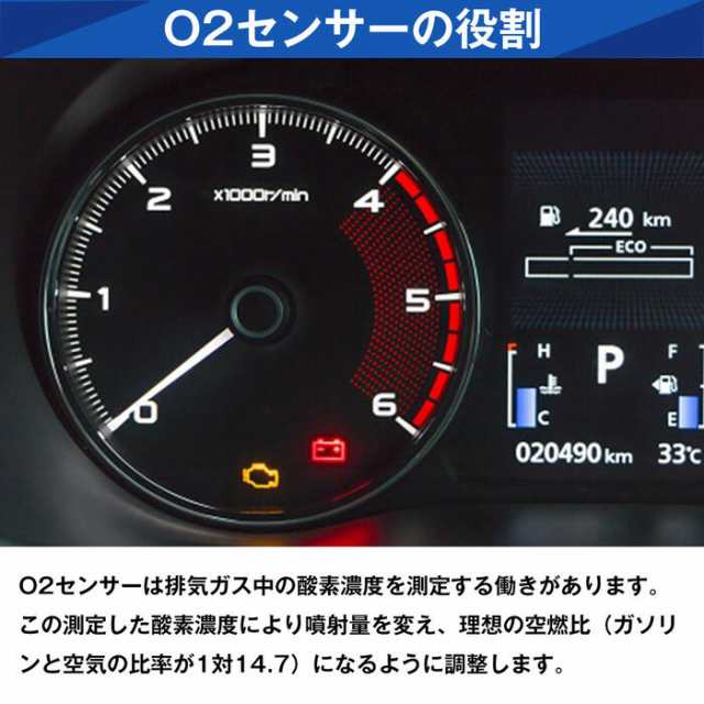 ポン付 O2センサー ランドクルーザー100 UZJ100W フロント側 89465