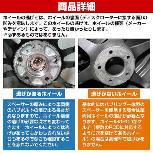 ハブ一体型 厚さ15mm 5穴 5H PCD 114.3 ハブ径 60mm M12 P1.5 マーク 90系 100系 マークブリット 110系  ワイトレ スペーサー｜au PAY マーケット