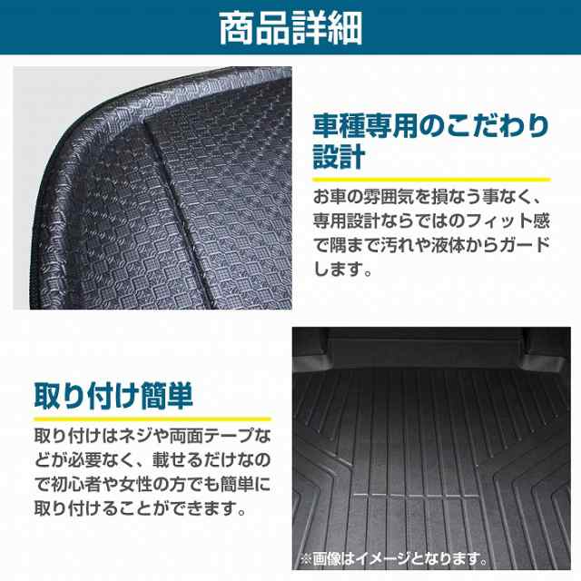 BMW X3 F25 防水 トランク ラゲッジ マット 3D立体 フロアマット