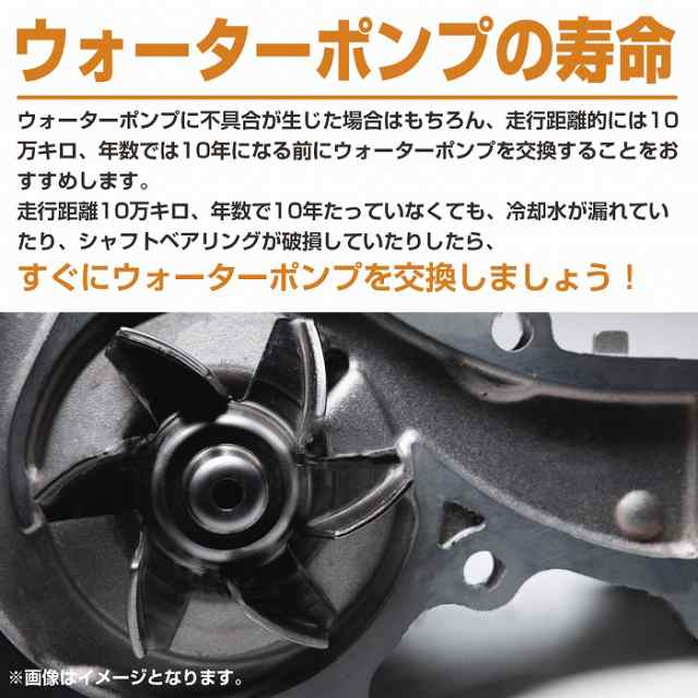 ウォーターポンプ ガスケット付き ホンダ GD1 GD2 GD3 GD4 フィットアルマス 19200-PWA-003｜au PAY マーケット