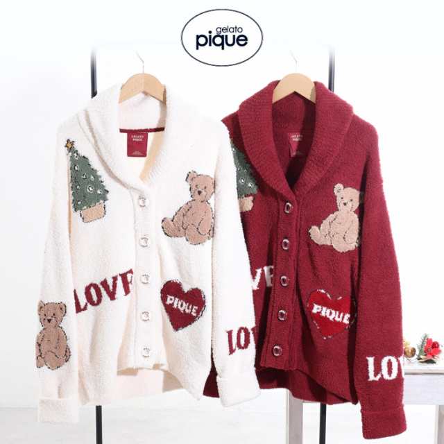 gelato pique ジェラートピケ ルームウェア カーディガン モコモコ 冬 PWNT235105 レディース パジャマ/roomの通販は 11,011円
