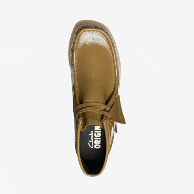 ：CLARKS｜W Wallabee Boot Patent/ クラークス/ワラビー ブーツ パテント/ダークオリーブ #_2