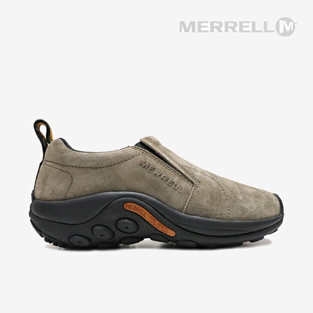 ・MERRELL｜M Jungle Moc/ メレル/ジャングル モック/Gunsmoke #スエード アウトドア 撥水 軽量 ベージュ スリッポン 定番