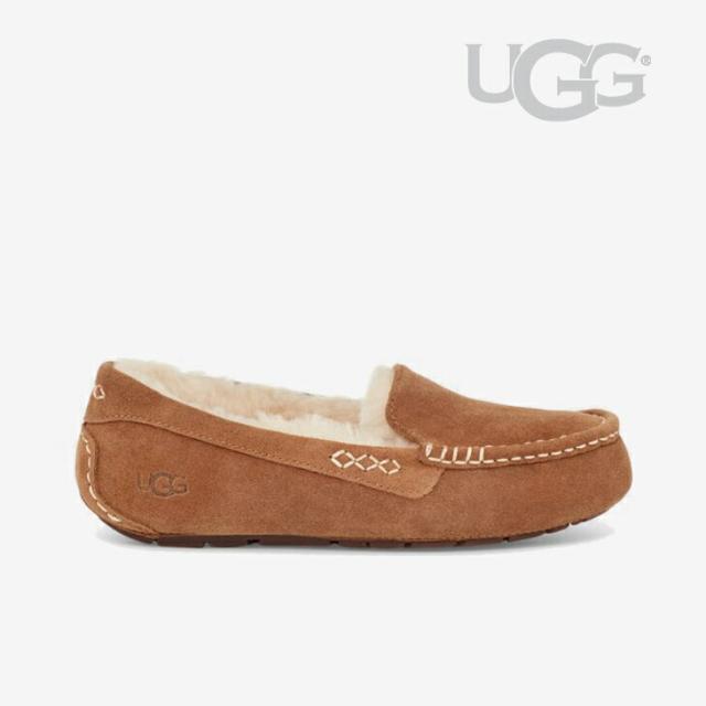 ・UGG|W Ansley/ アグ/アンスレー モカシン ムートン/チェスナット #